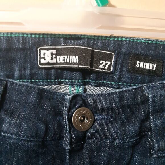 DC Denim Skinny Mid Rise Jeans size 27 - Picture 3 of 16